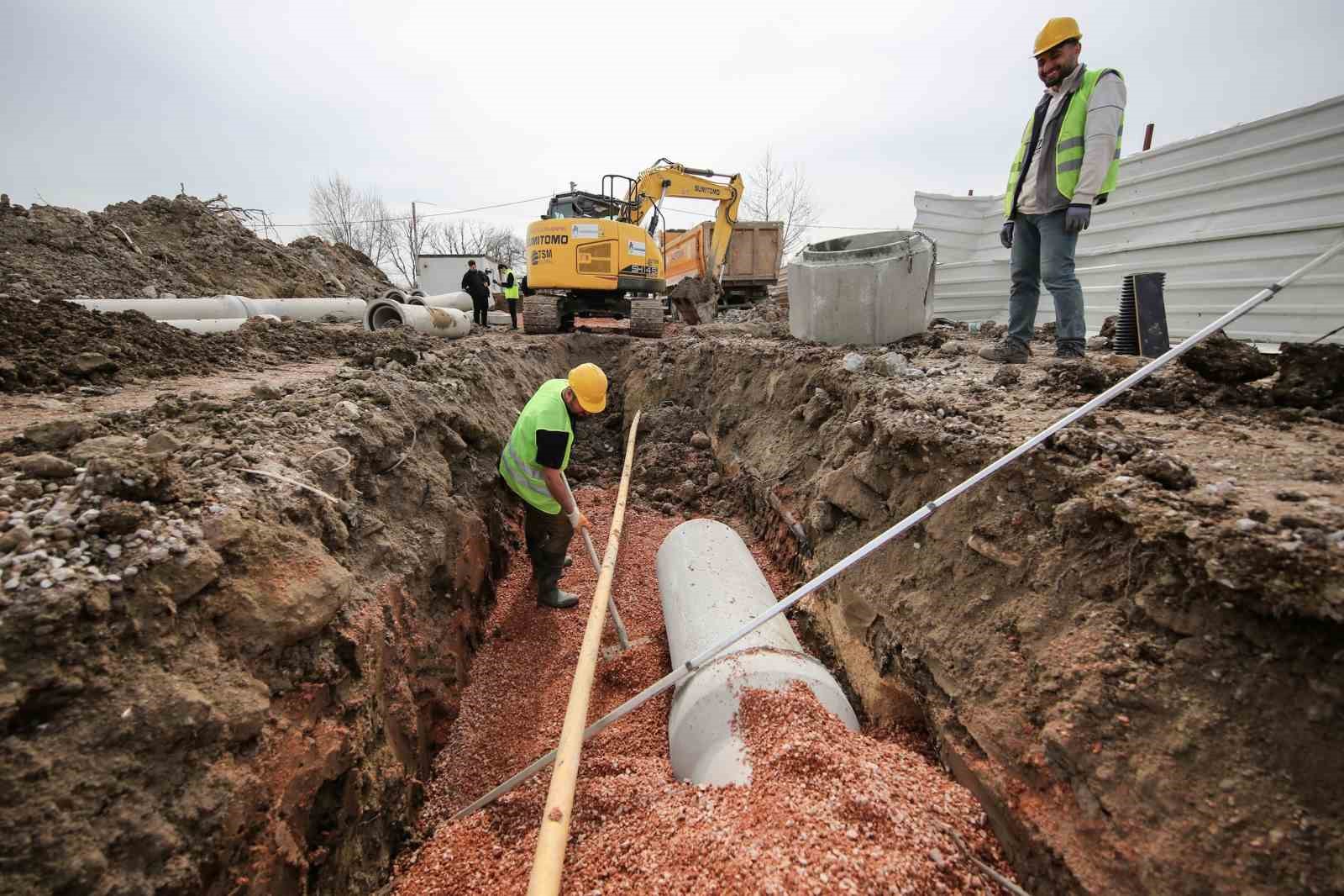 Bursa'nın sorunlu bölgesine 200 metre kanalizasyon