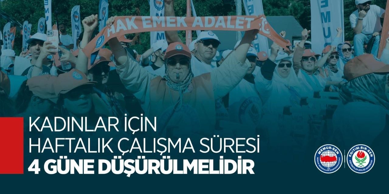 Kadın Kamu Çalışanlarına 4 Gün Mesai Talebi