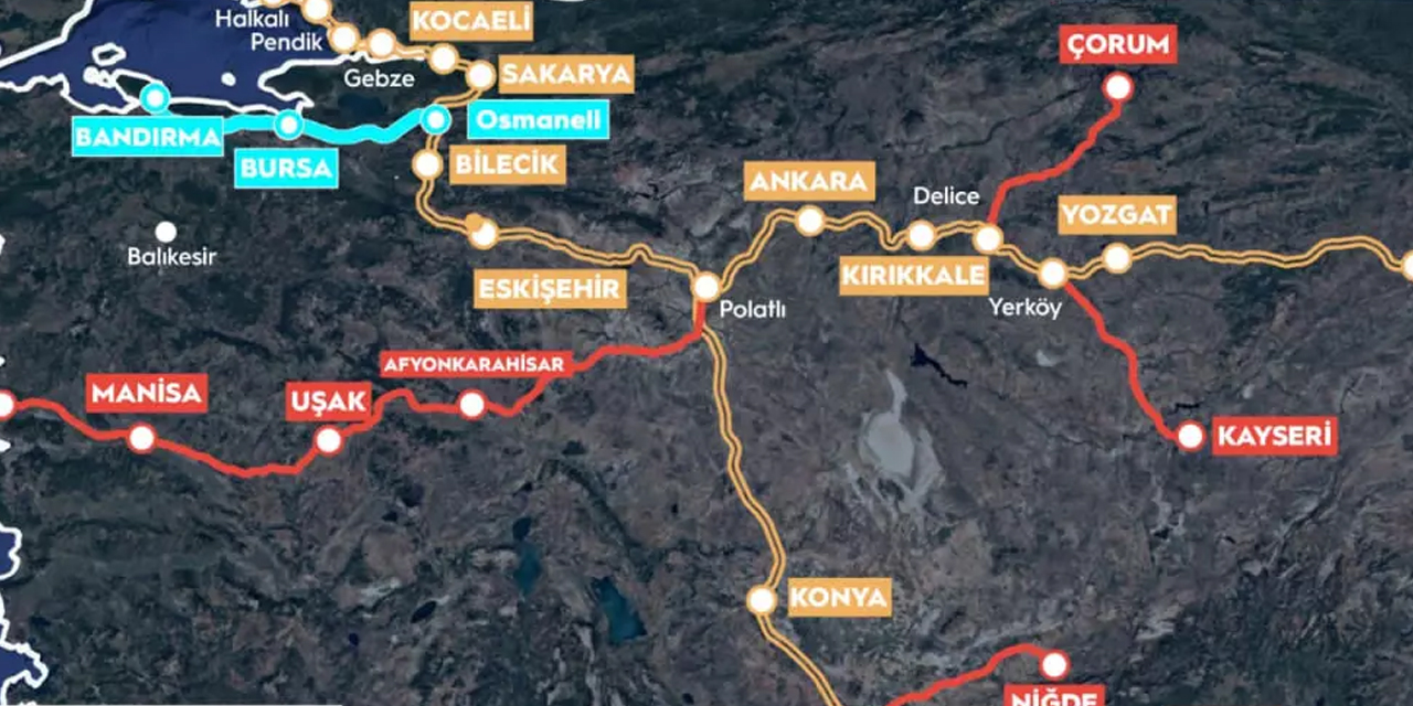 Konya’ya YHT ile yeni rota: Bursa hattı geliyor