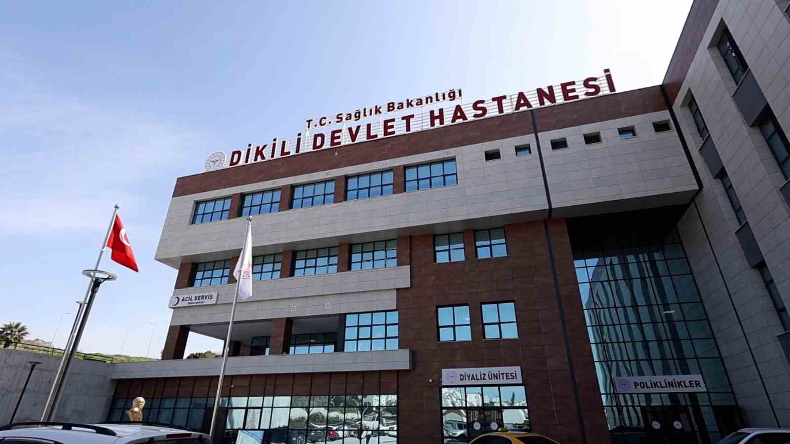 Dikili Devlet Hastanesi'nde randevular açıldı poliklinikler hizmet veriyor
