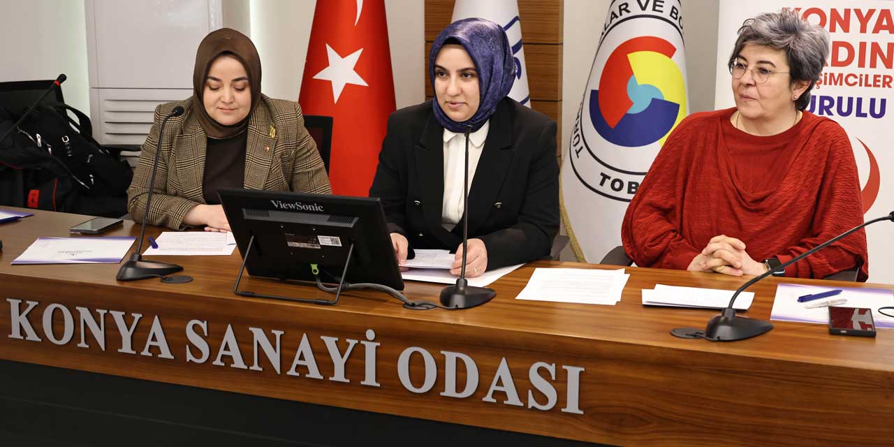 Konya’da “Üreten Kadın, Güçlenen Gelecek” söyleşisi düzenlendi