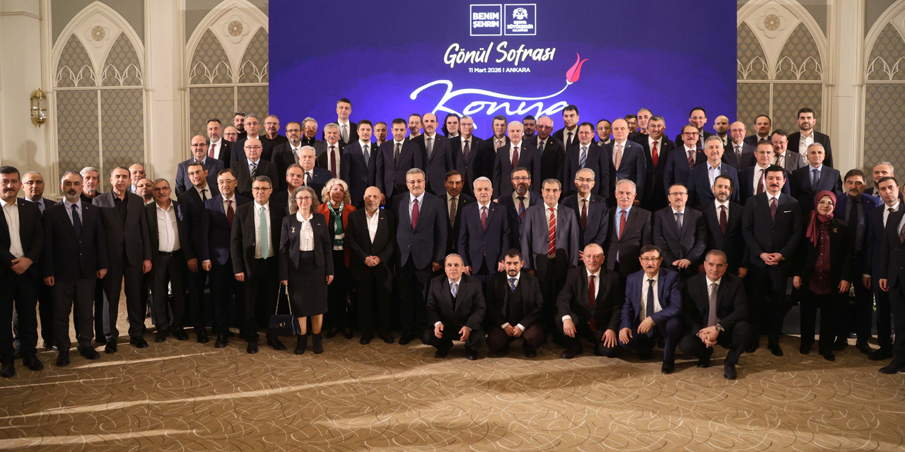 Konya Ankara'nın kalbine gönül sofrası kurup birlik mesajı verdi