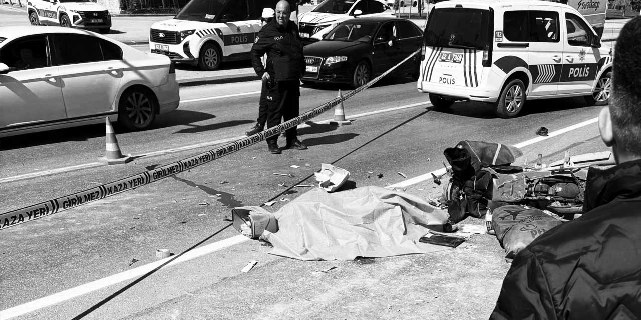 Karatay’da feci kaza: PTT motokuryesi yaşamını yitirdi