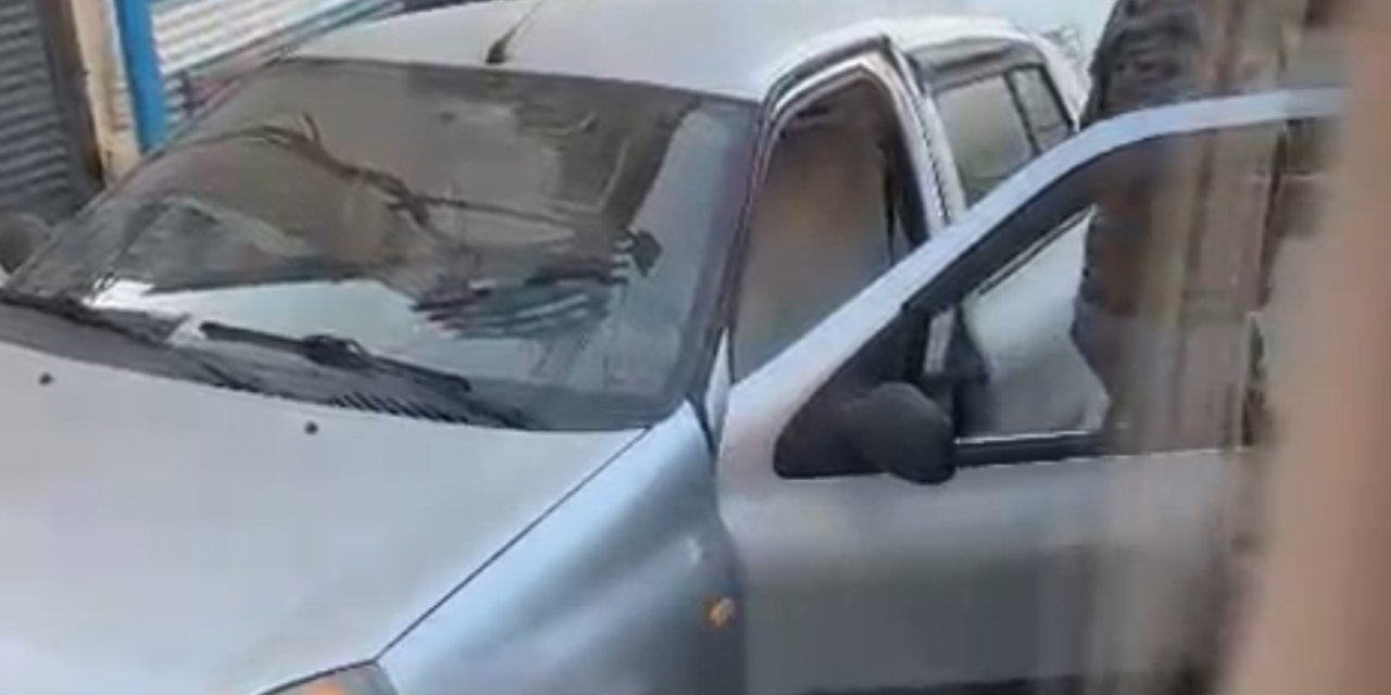 Trafikte takip etti, araçtan inince cezayı yedi