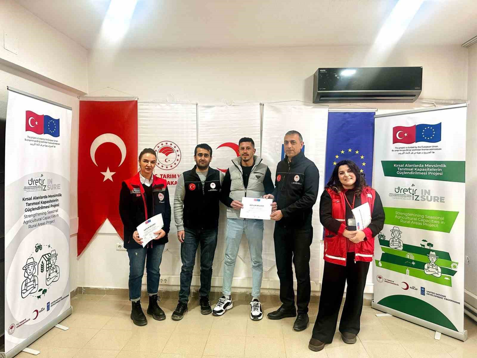 Hüyük’te kurs tamamlandı