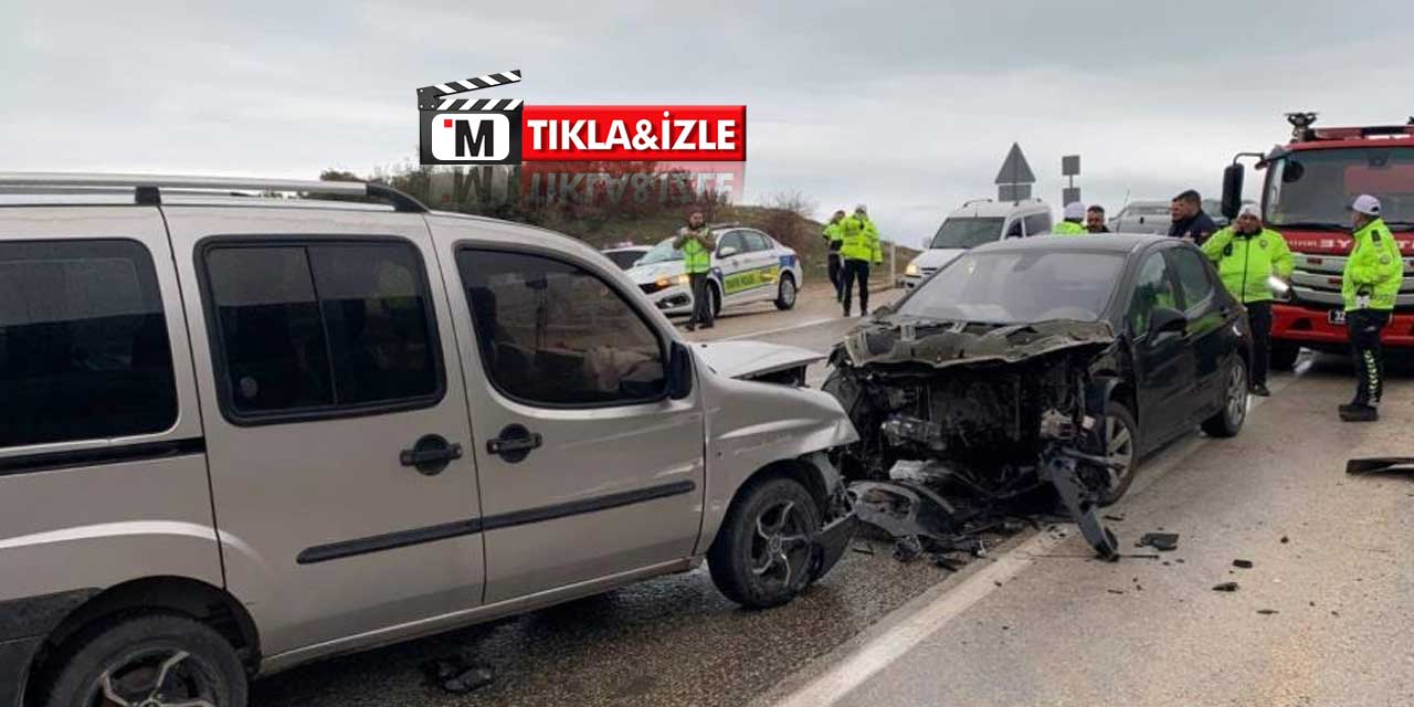 Isparta'daki kaza anının görüntüsü ortaya çıktı! Araç kamerası herşeyi kaydetti
