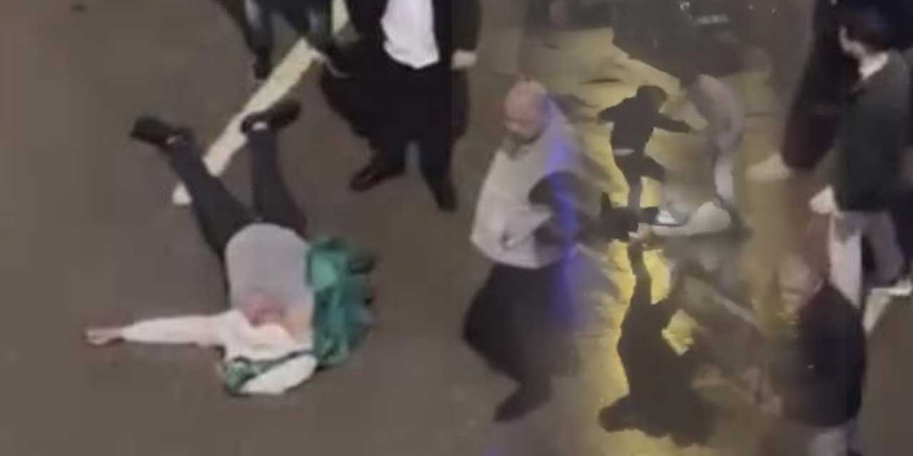 İnsanlık öldü: Öldüresiye dövüldü yanından geçen araçlar seyretti