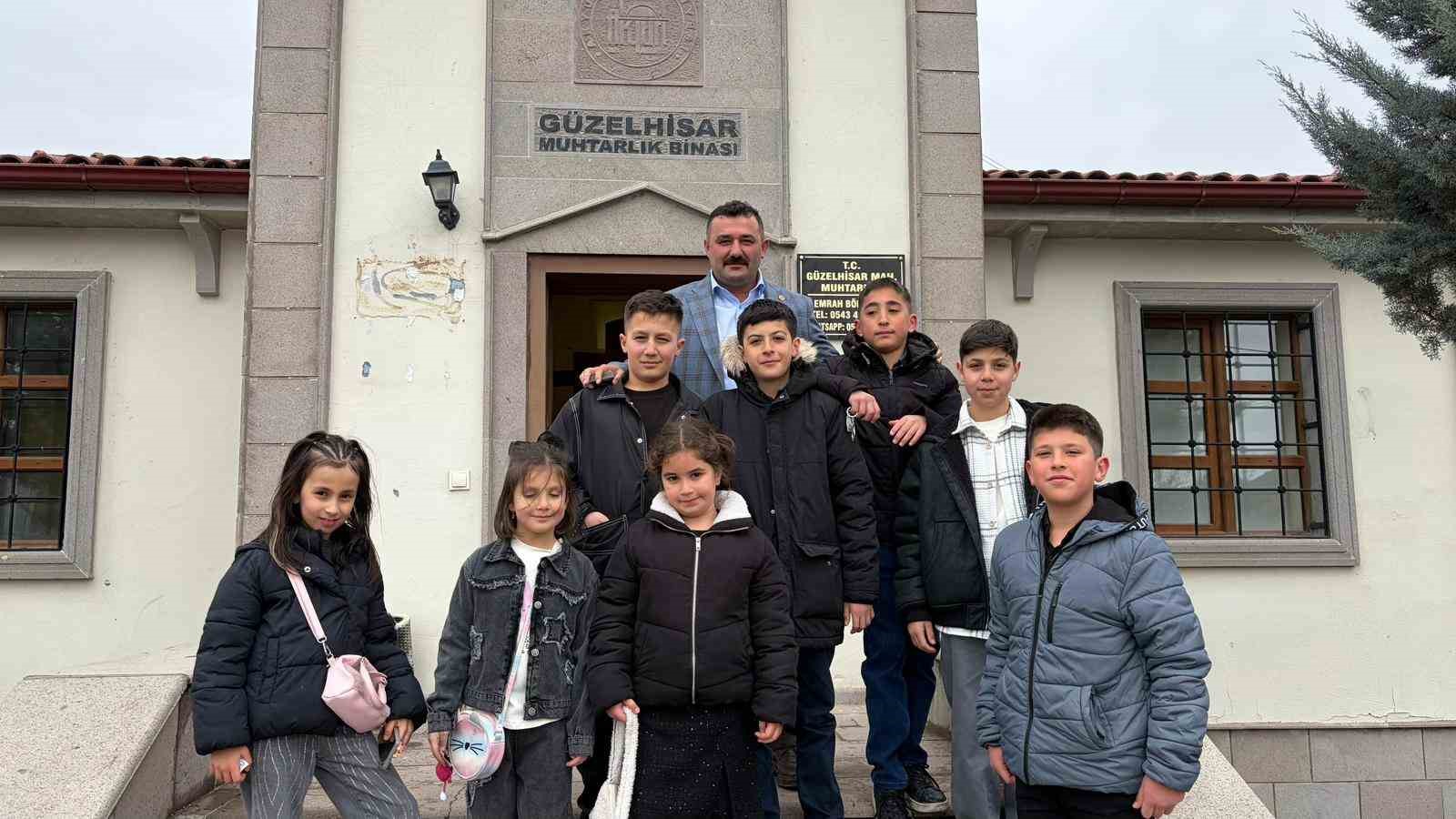 Ankara'da muhtardan anlamlı buluşma