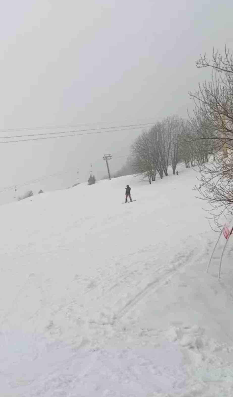 Mart sonunda kar sürprizi