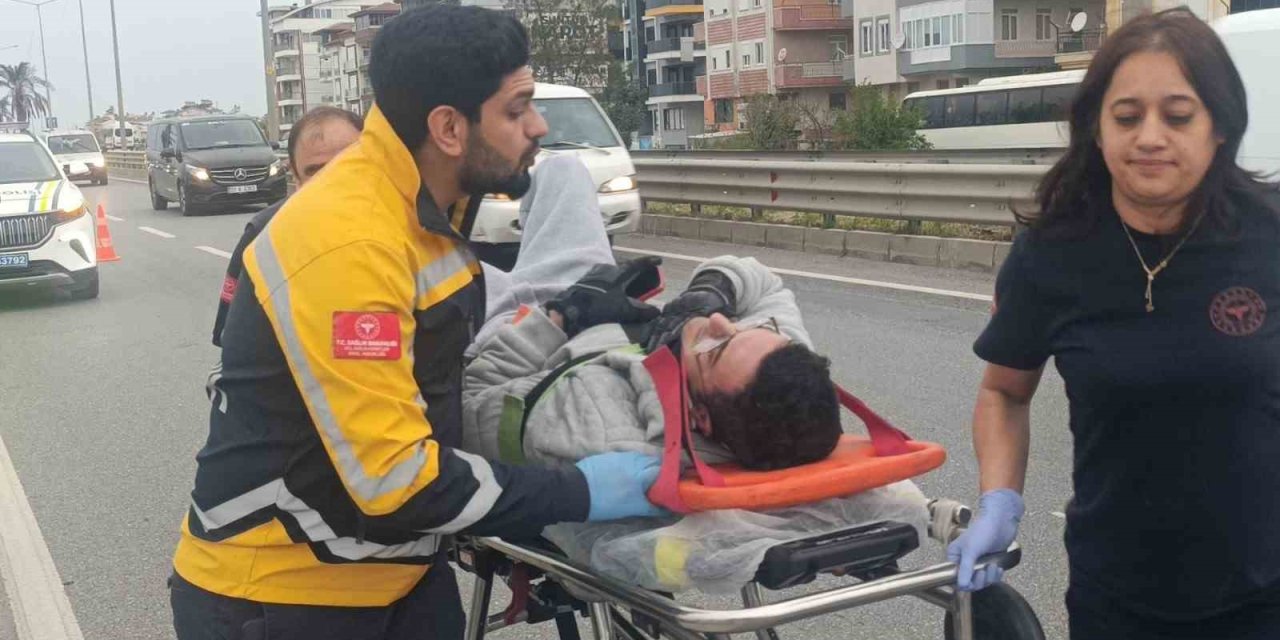 Kask Hayat Kurtardı: "Abi Ben Nasıl Kaza Yaptım?"