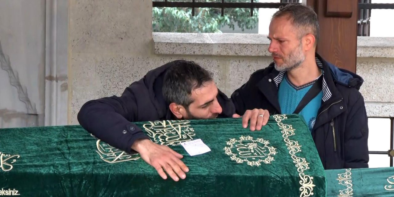 Babadan küçük kızına acı dolu veda