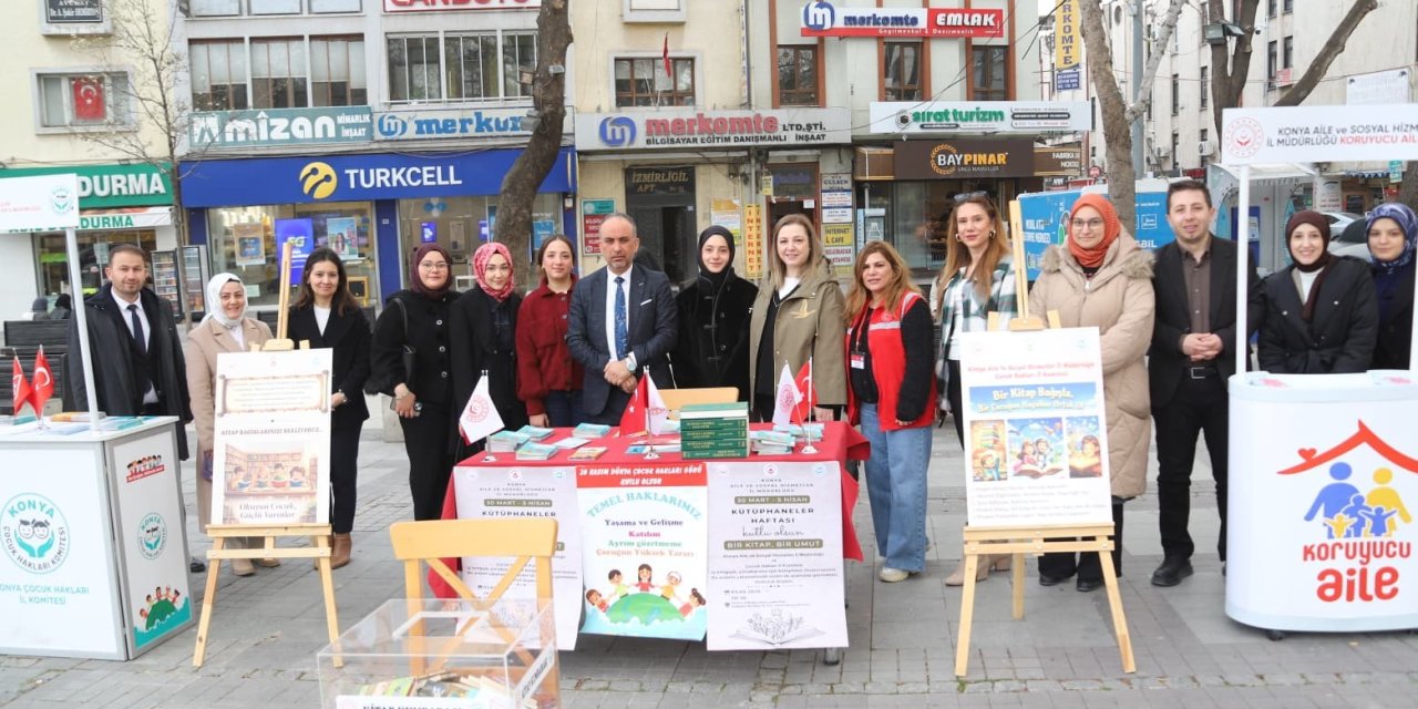 Konya’da çocuk evlerine kütüphaneler oluşturuluyor
