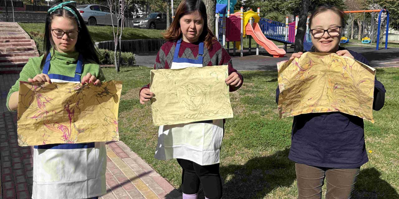 Renklerin Suyla Dansı: DOSD Meram’da Özel Çocuklardan Sanat Şöleni!