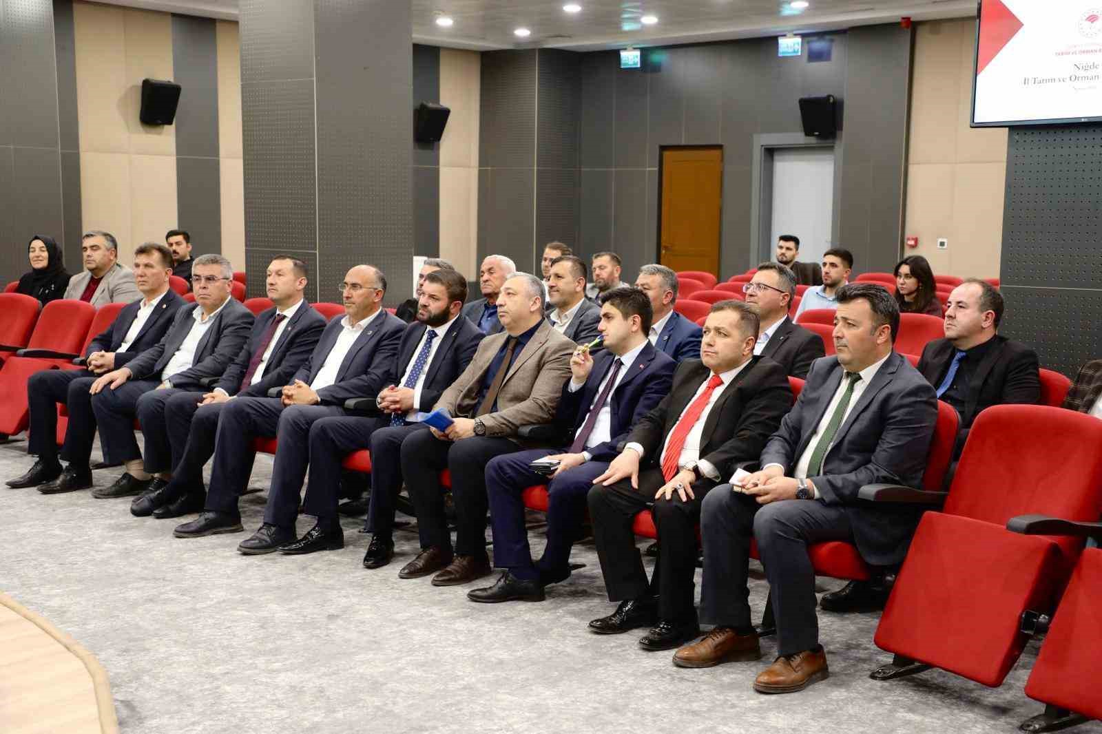 Niğde'de patatesin kaderi bu toplantıda