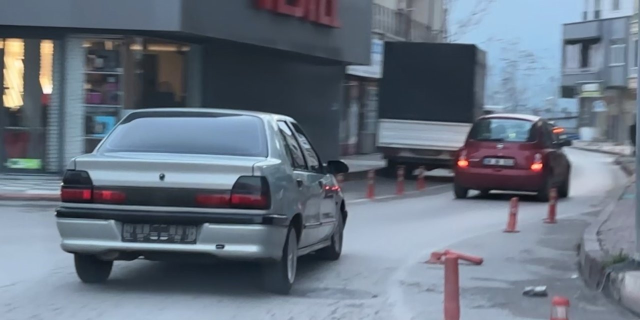 Genç Sürücünün Tehlikeli Oyunu Karakolda Bitti