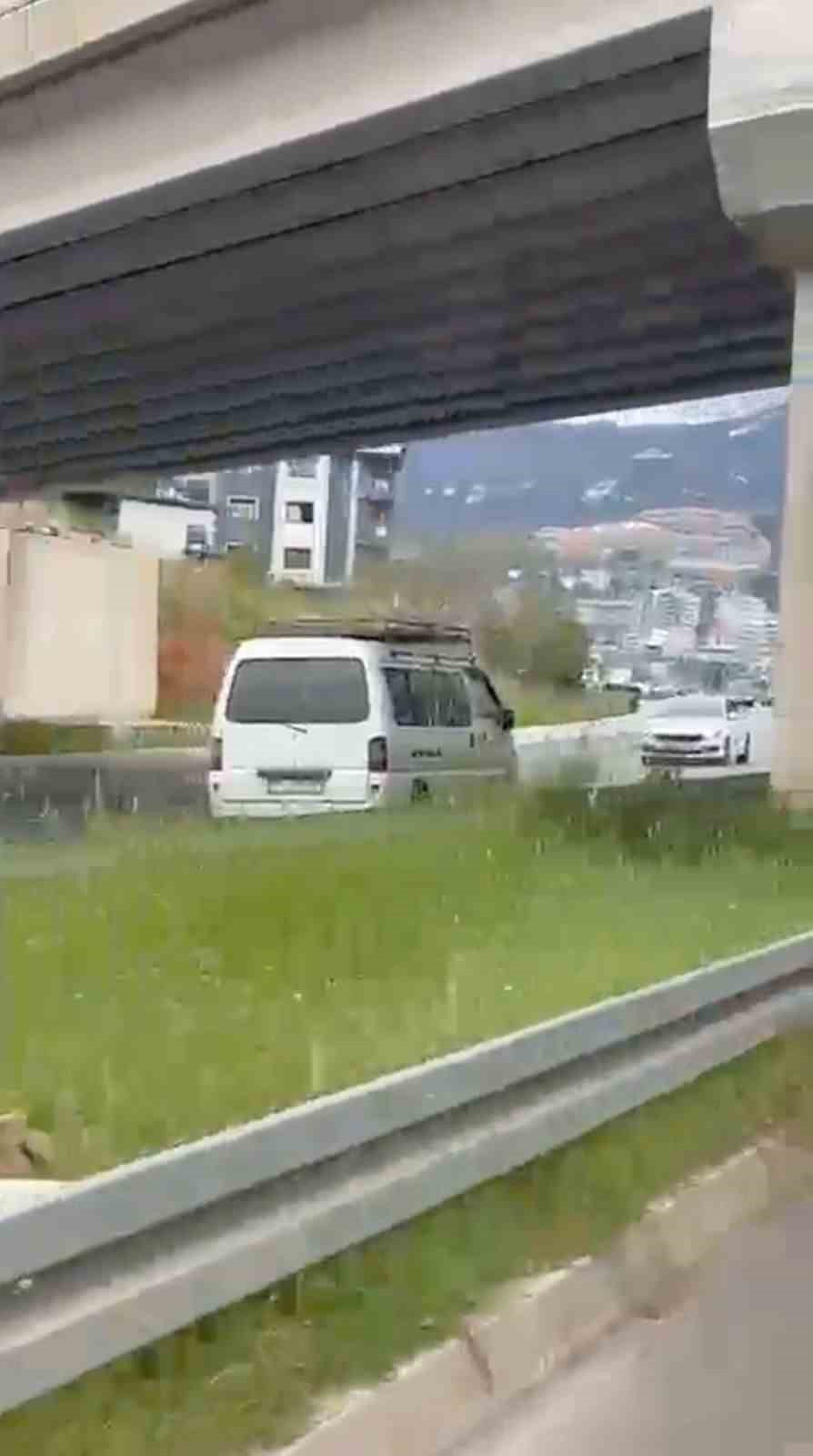 Alanya'da korku dolu anlar