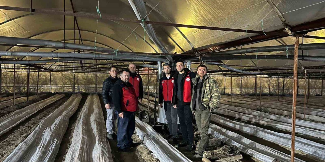 Kiraz bahçelerinde zirai don nöbeti