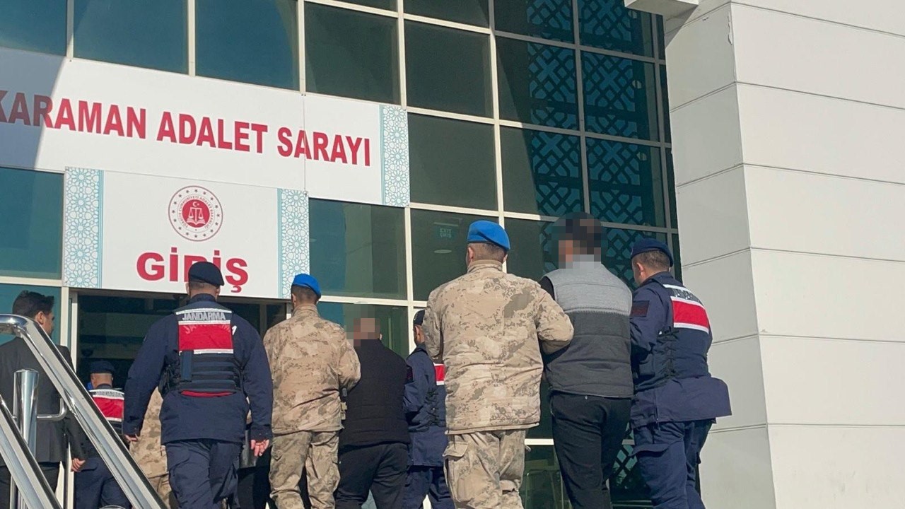 Karaman'a tefeci girdi jandarma 39 kişiyi gözaltına aldı