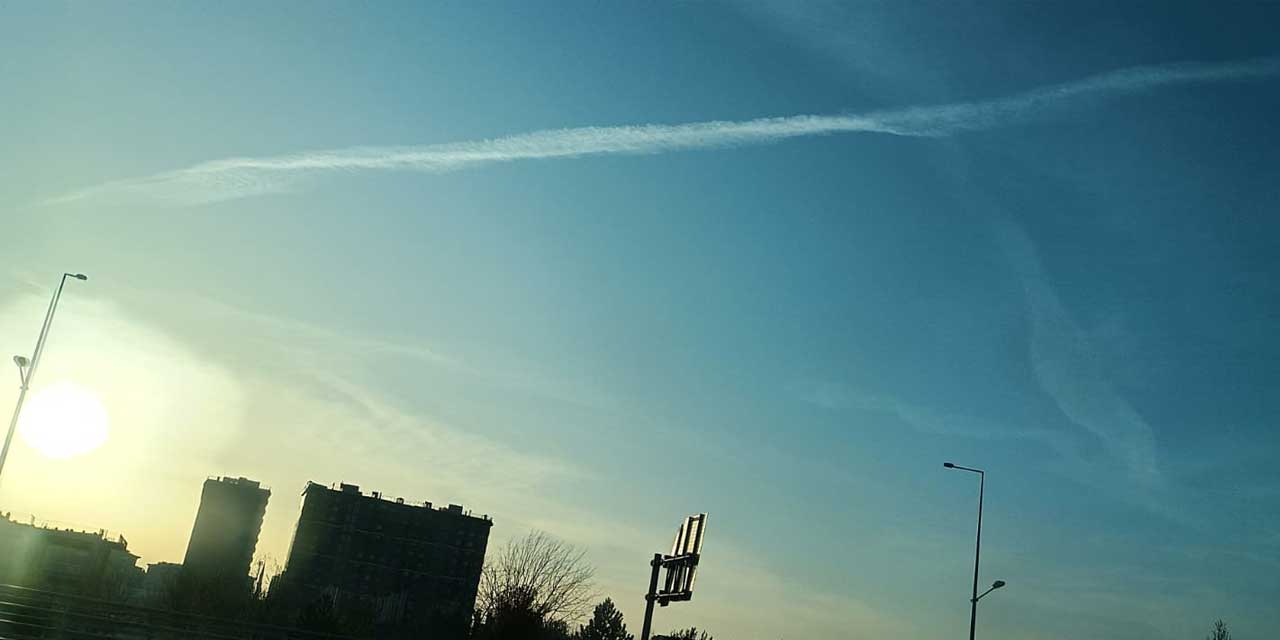 Konya Semalarında Gizemli İzler