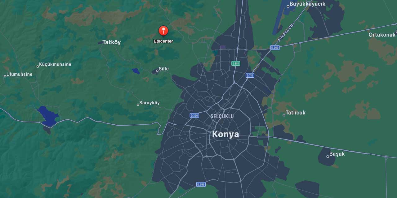 Konya, Tatköy Merkezli Depremle Sallandı!