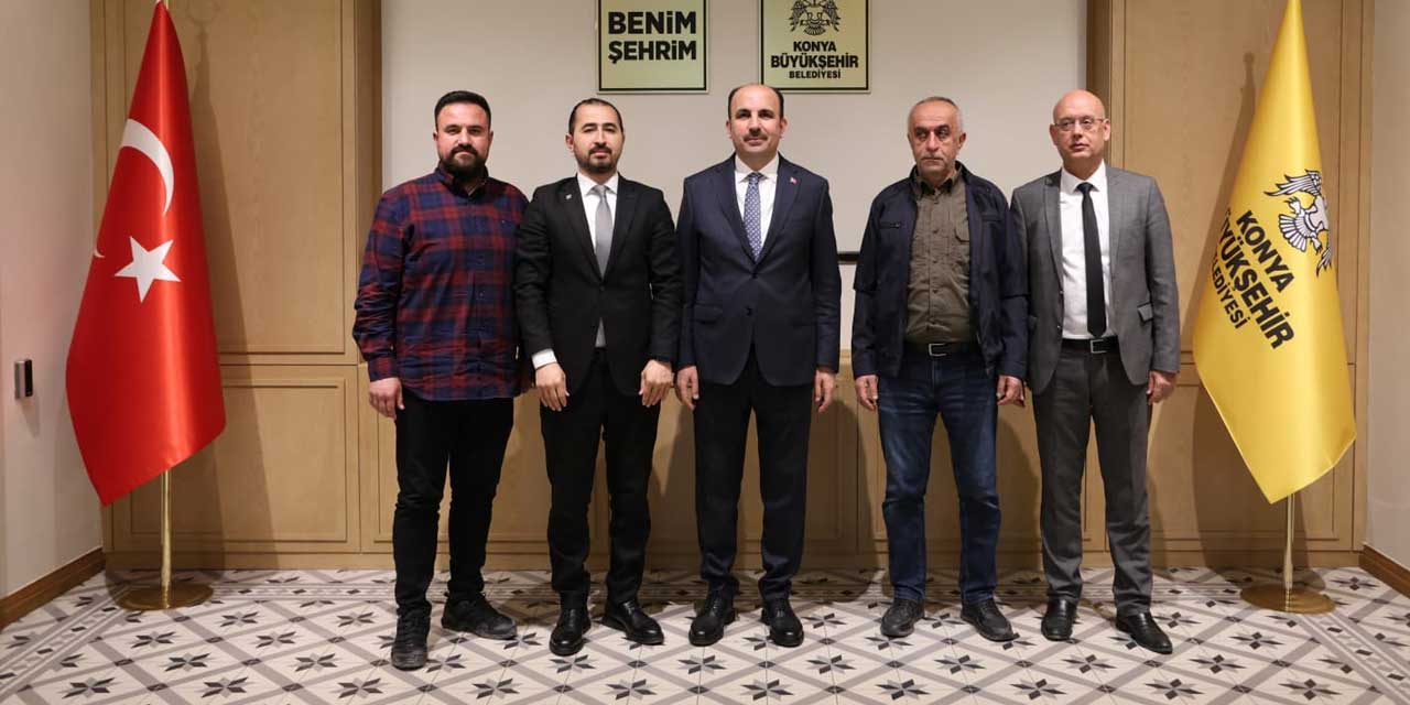 MMO Konya Şubesi’nden Başkan Altay’a Nezaket Ziyareti