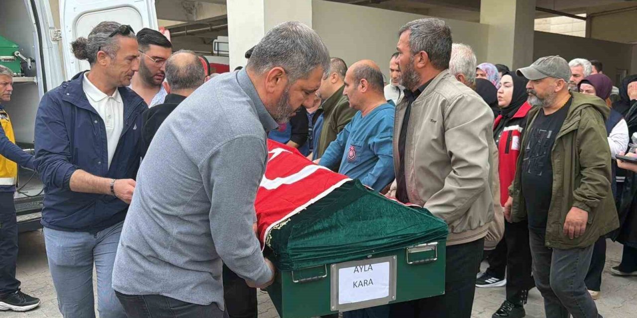 Ayla öğretmenin cenazesi alındı