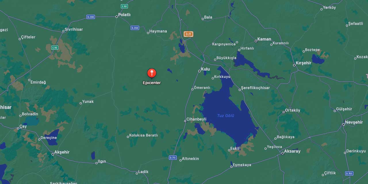 Yüzeye daha yakın Konya'nın kuzeyi... Deprem küçük sarsıntı büyük