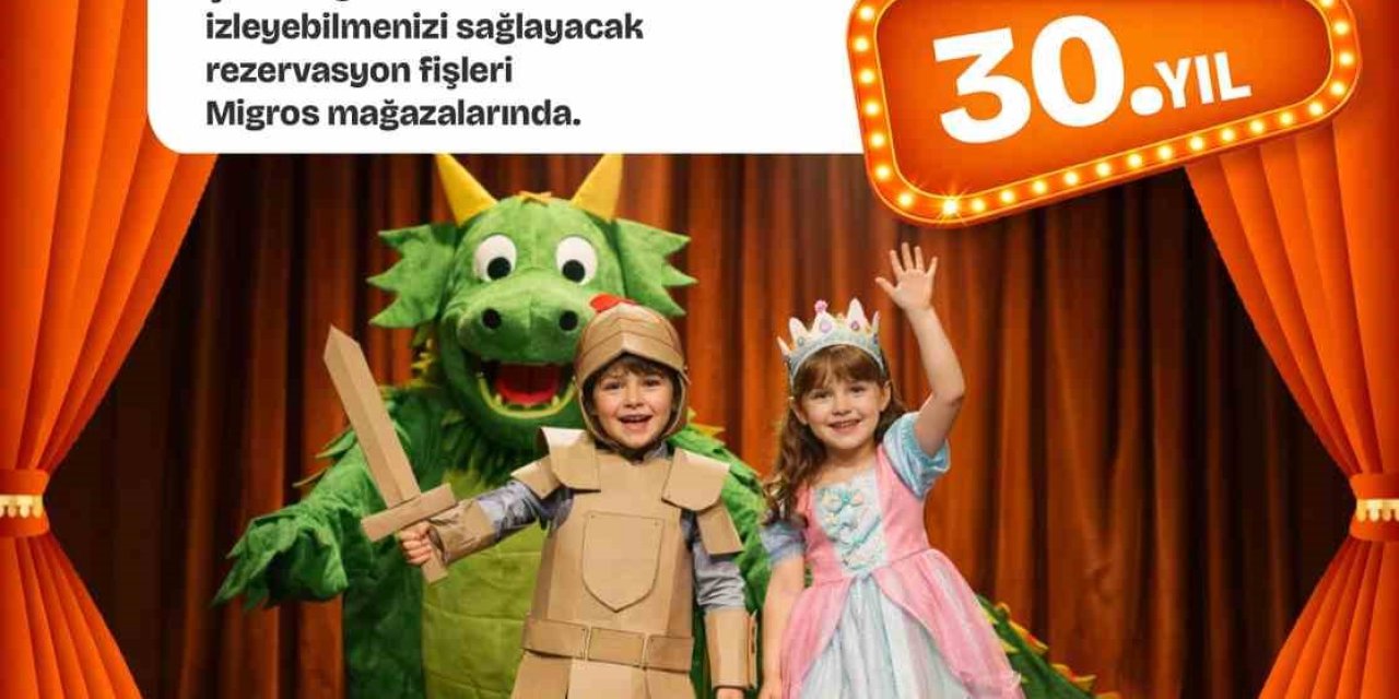 Konya'da 23 Nisan Coşkusu: Migros Tiyatro Festivali 30. Kez Perdelerini Açıyor!