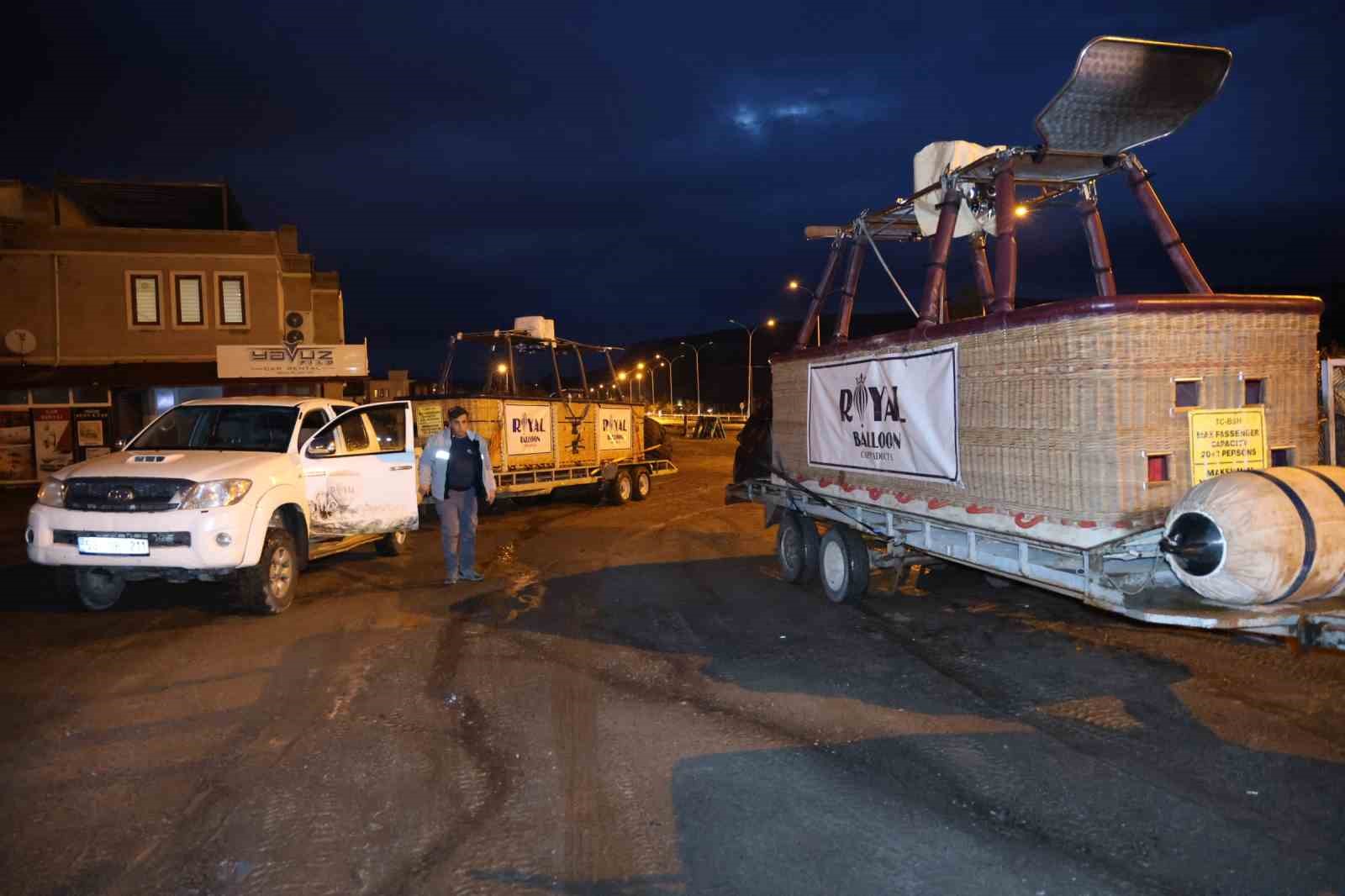 Ürgüp'te balonlar uçmadı