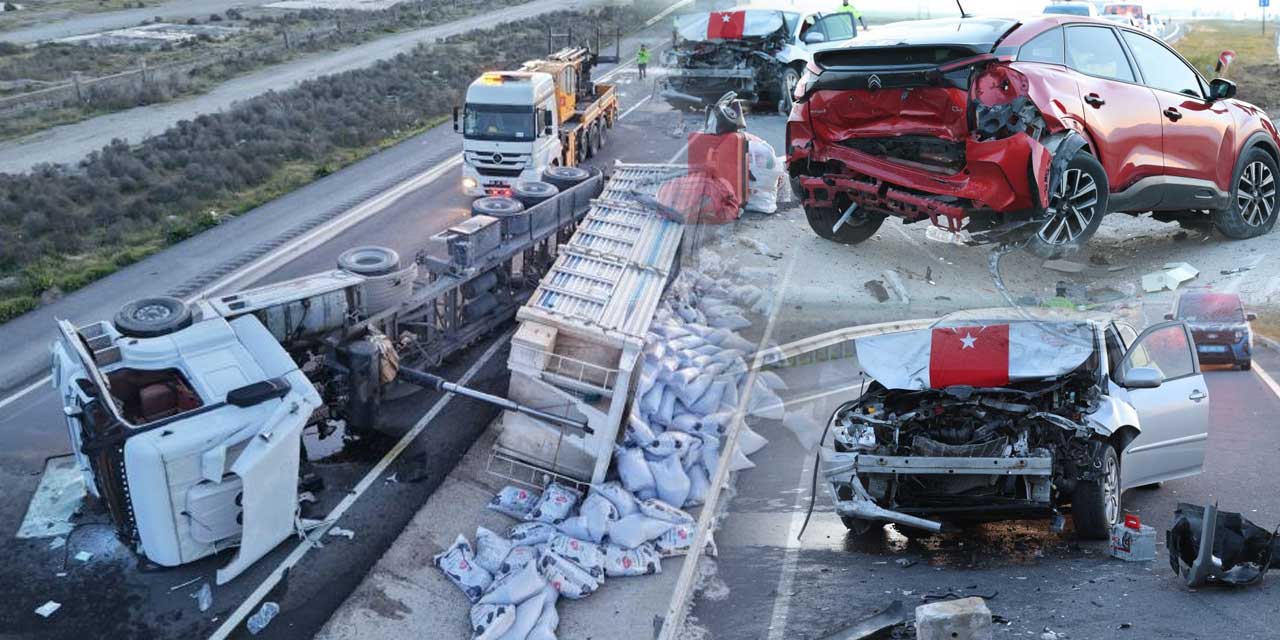 Aksaray’da peş peşe kaza: Yardım etmek isterken çarpıldılar