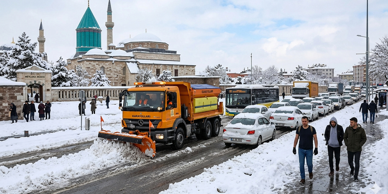 Konya'ya Bahar Ortasında Kar Sürprizi: Meteoroloji ve Dış Kaynaklardan Kritik Uyarılar!