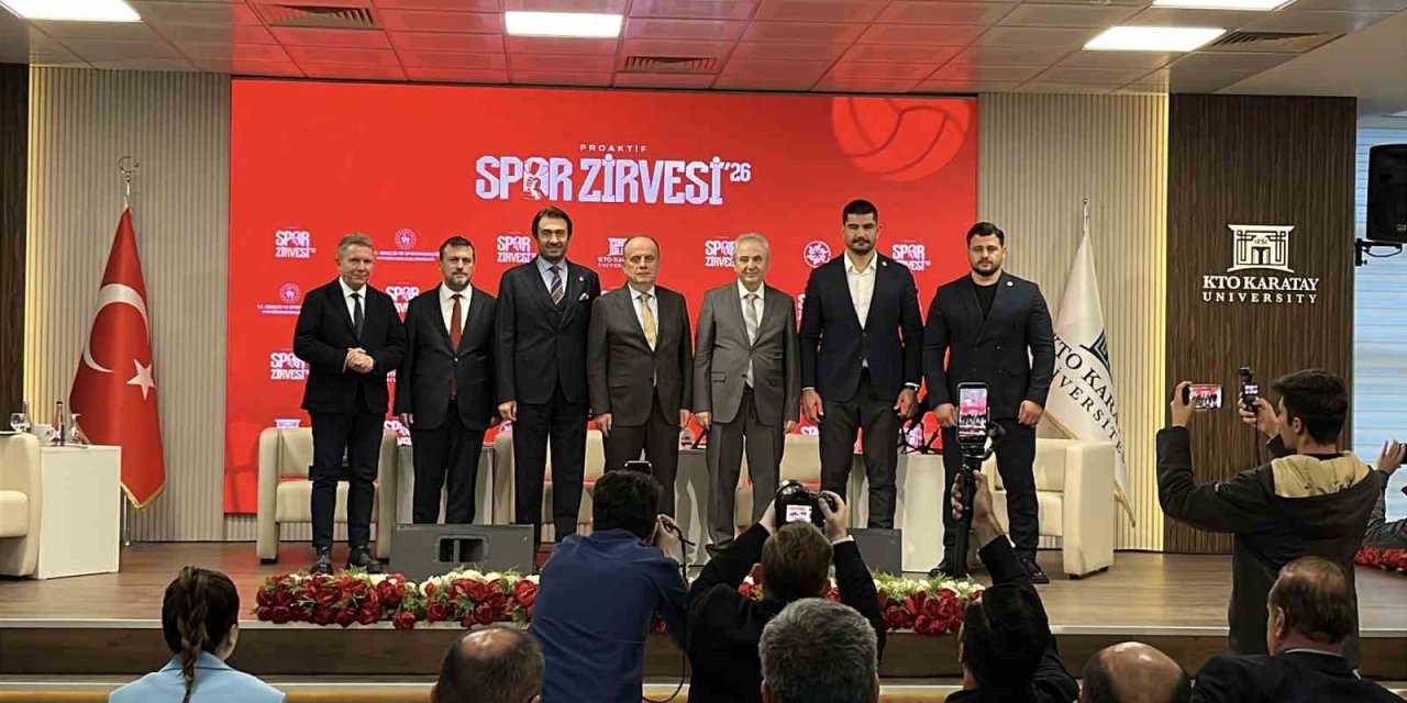 KTO Karatay Üniversitesinde Proaktif Spor Zirvesi başladı