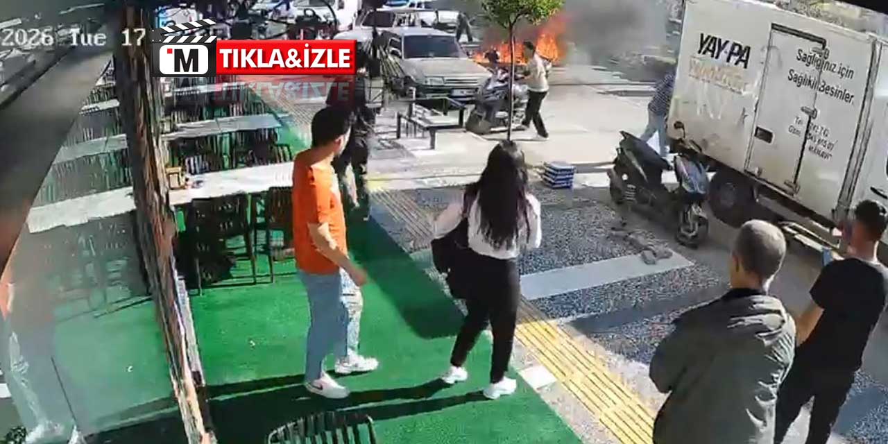 Anne ve bebeği alevlerin arasından çıktı! Canlarını zor kurtardılar