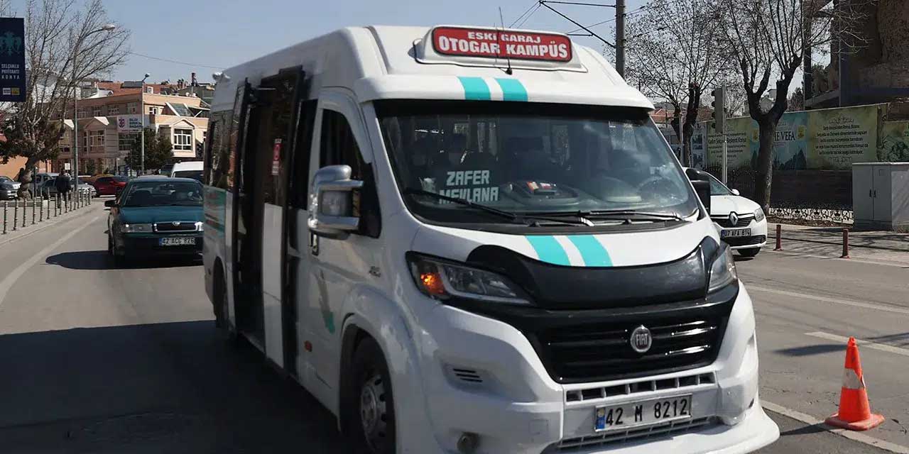 Konya’da minibüs ücretlerine zam! İşte yeni tarife