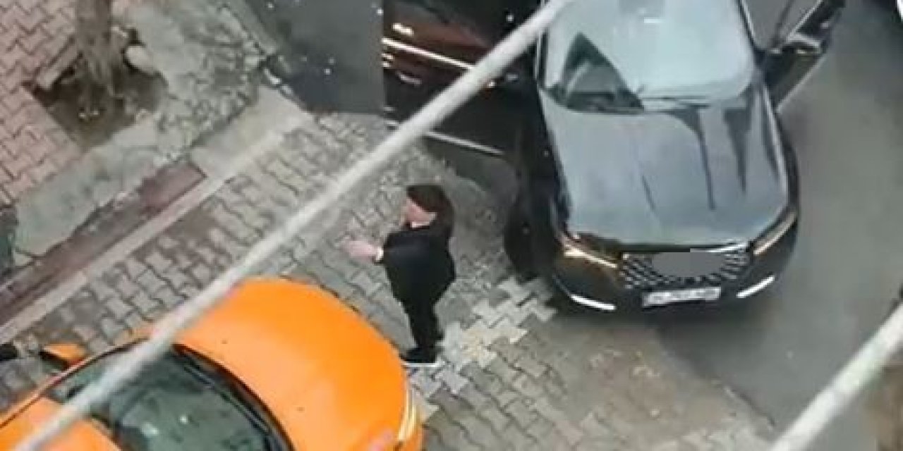 Düğün konvoyunu ters yöne girdi ortalık karıştı