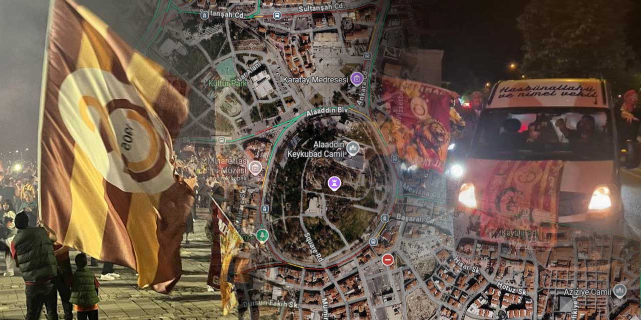 Konya kilit! Bayrağı alan arabaya binip sokağa çıktı