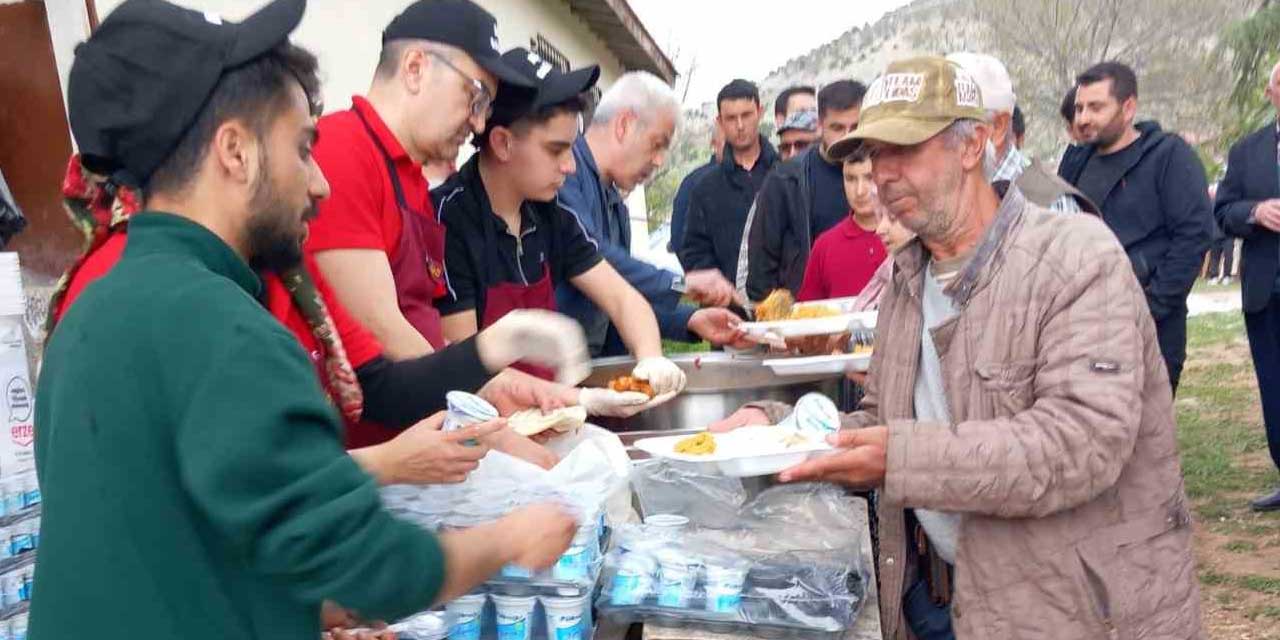 Gedikevi köyünde yağmur ve şükür duası
