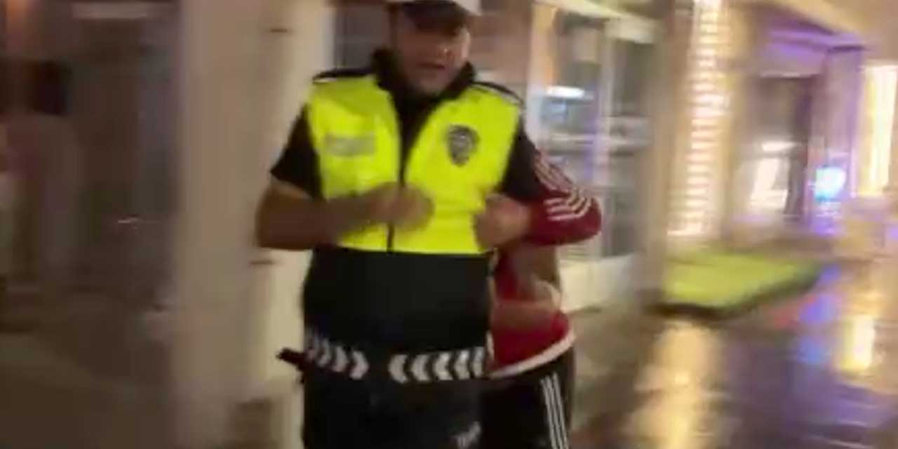 Alkollü Sürücü Akıl Tutulması Yaşadı! Polise Sarılıp Saklanmaya Çalıştı