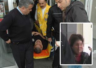 Oğlunun acısını polisten çıkardı!