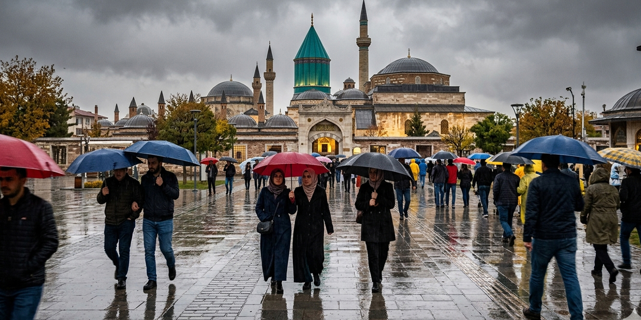 Konya 6 Günlük Yağmur Tüneline Giriyor
