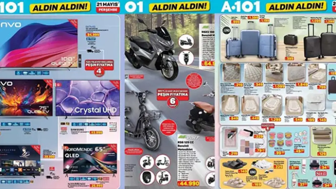 A101 21 Mayıs 2026 Aktüel Kataloğu: Motosiklet ve Kamp Ürünleri