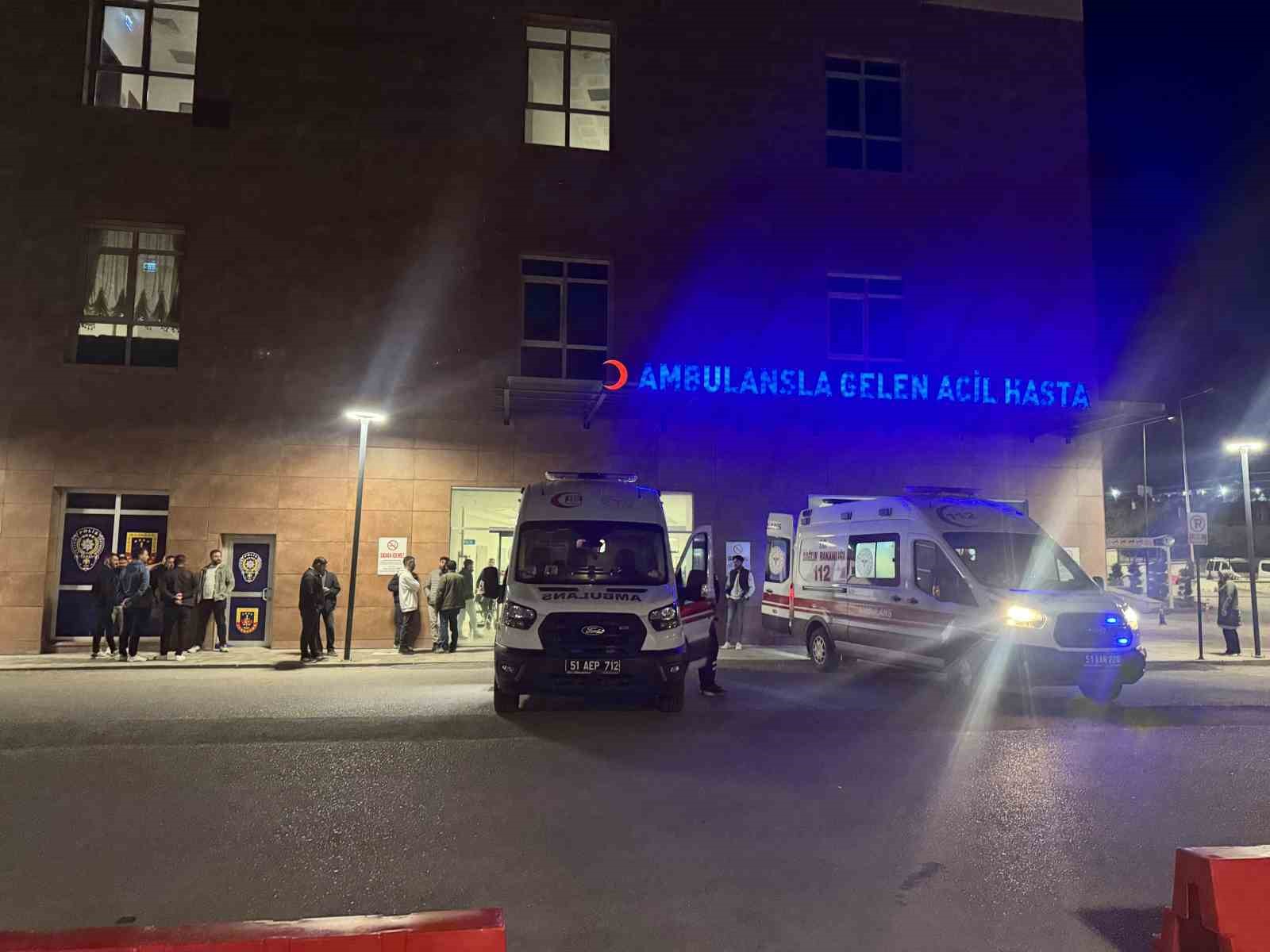 Niğde’de silahlı kavga