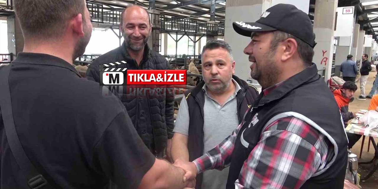 Kurban pazarında polisler de pazarlığa dahil oldu