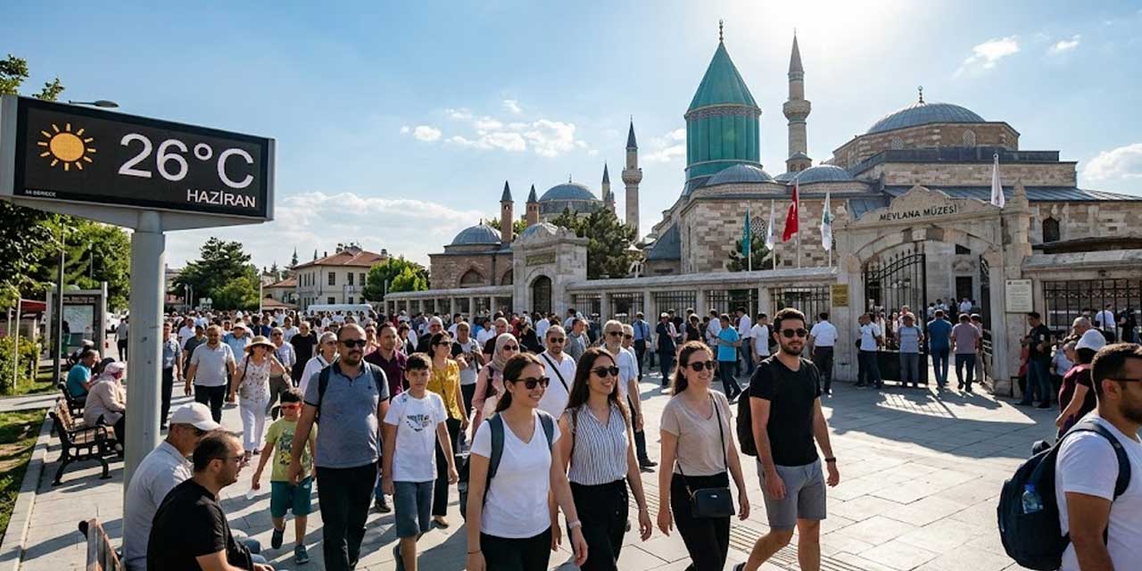 Ufukta yaz göründü! Konya'da hava ısınıyor