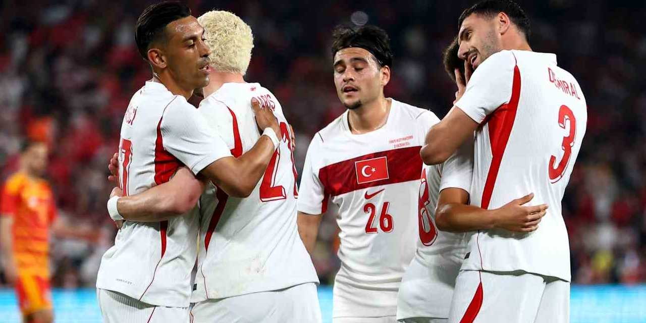 A Milli Futbol Takımı’ndan 4 gollü prova
