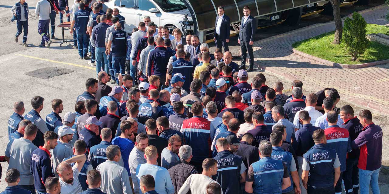 Başkan Kavuş’tan Meram Personeline Teşekkür: Bayramda da Görevdeydik