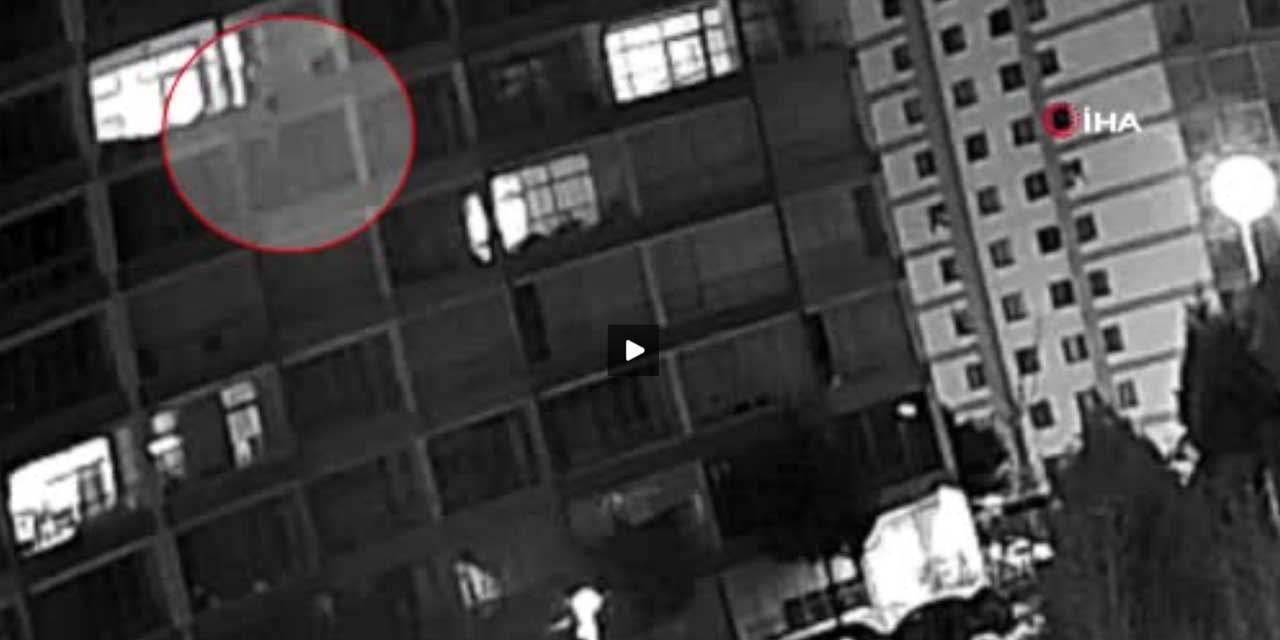 Balkondan düşerek hayatını kaybetmişti: Olay anının görüntüsü ortaya çıktı