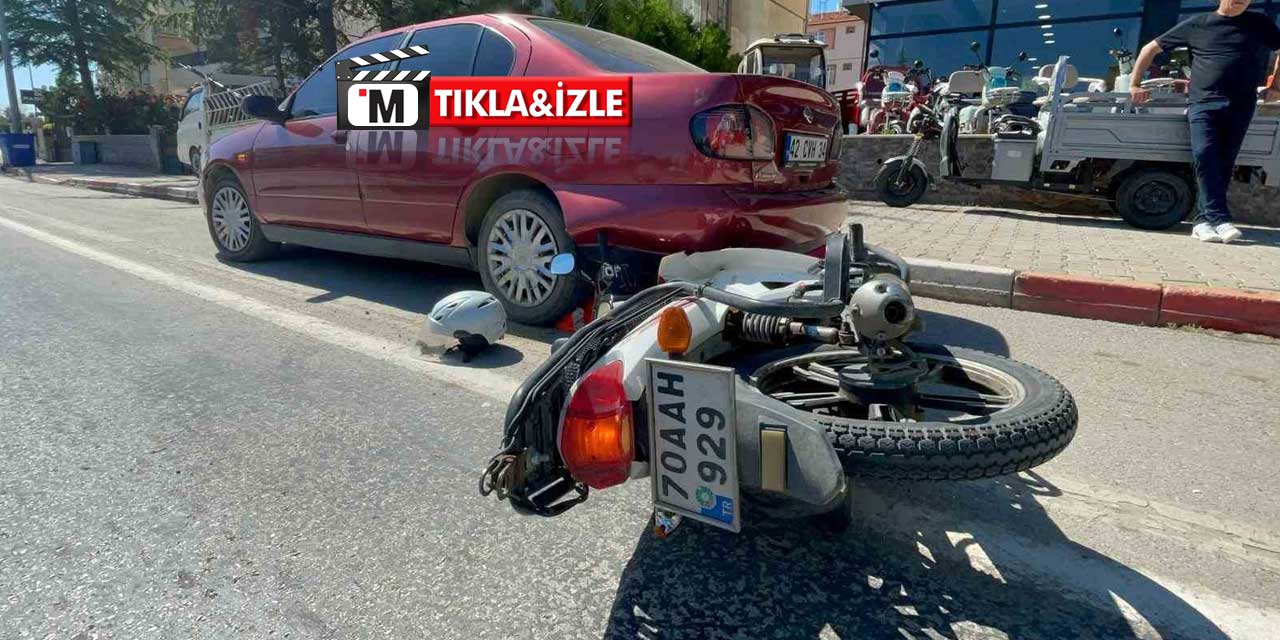 Tır sıkıştırdı, ölümden döndü: O anlar kamerada