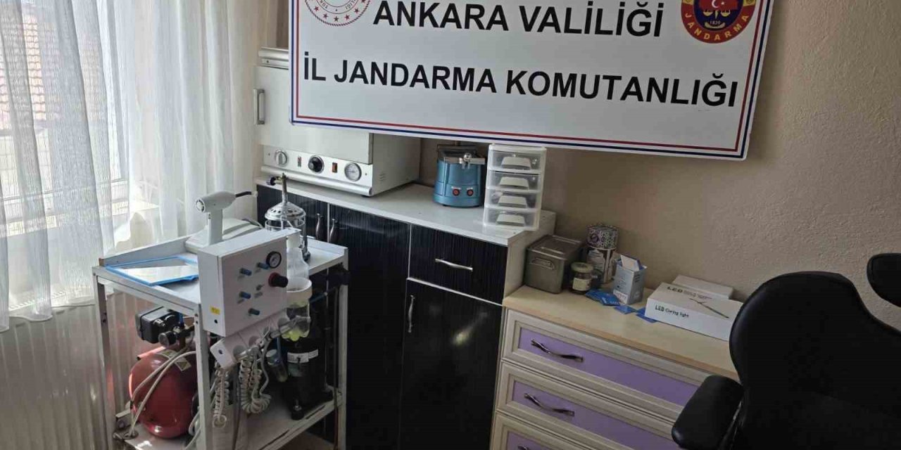 Ankara'da Sahte Dişçiye Suçüstü: 3 Milyon Liralık Ekipman Ele Geçti
