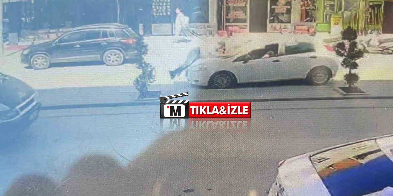 Otomobilin çarptığı yaya 10 metre savruldu: O anlar kameraya yansıdı